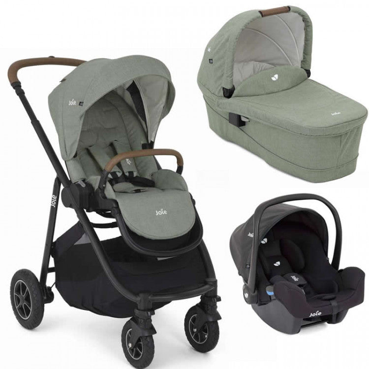 khaki green pram