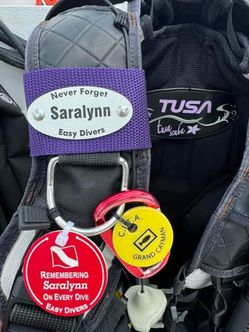 Saralynn - Easy Divers Memorial tags