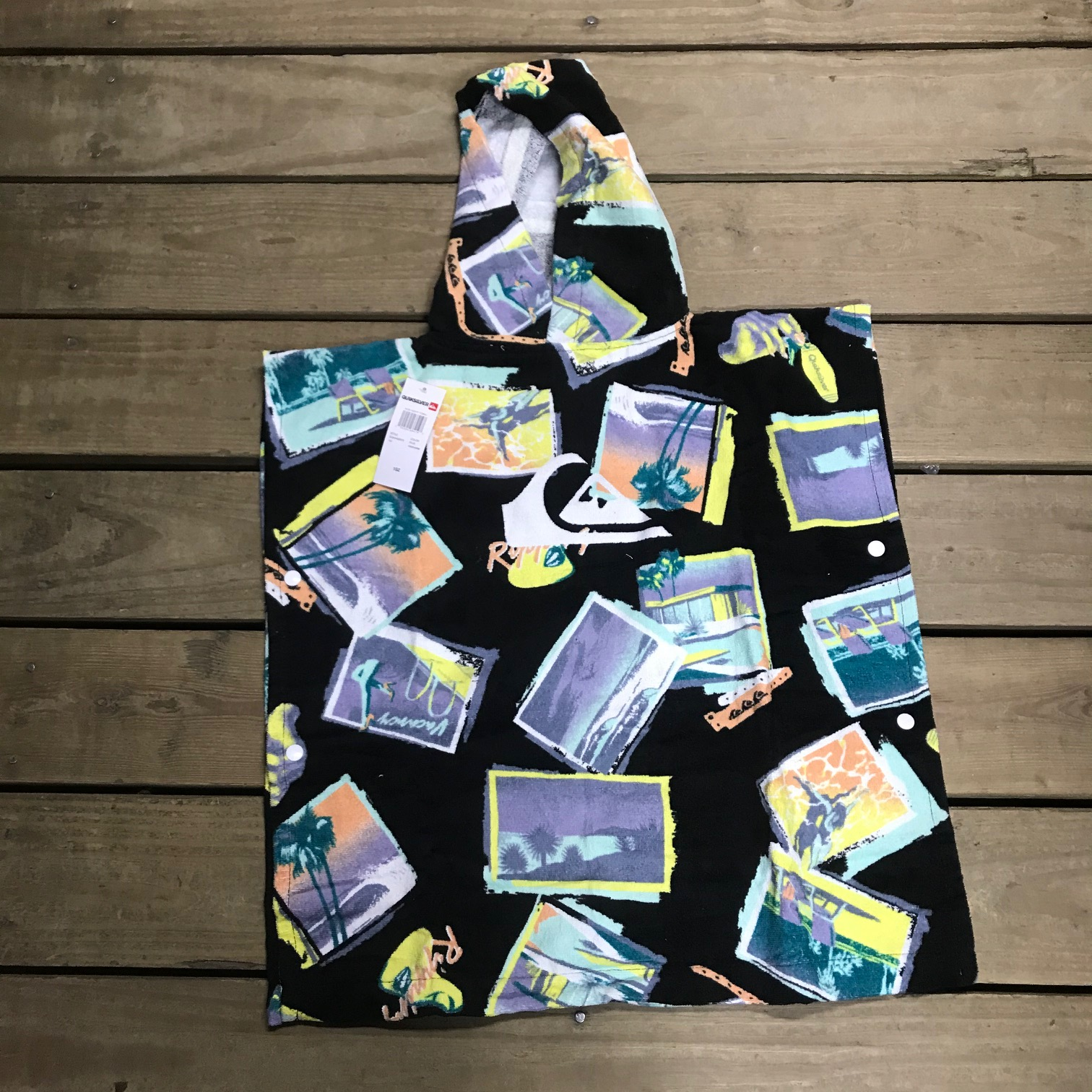 quiksilver hooded towel