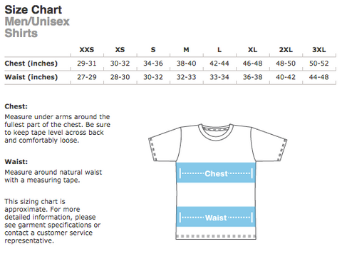 Size Chart | Treefort Lifestyles