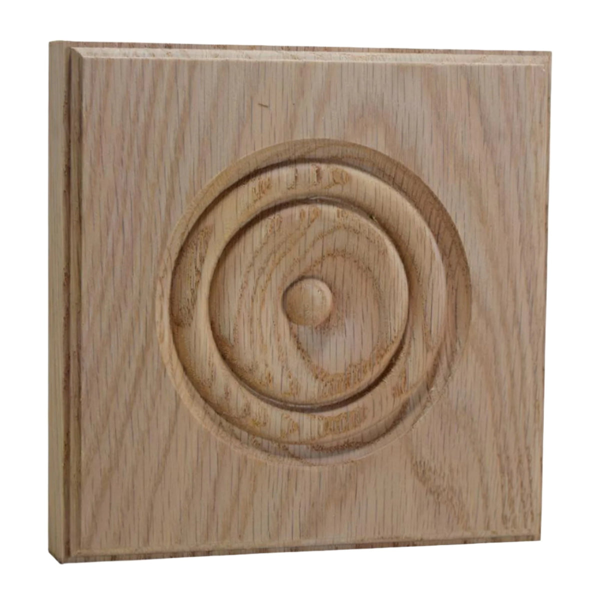 Casing Rosette Corner Block 5 1 2 Inch Unfinished Solid Hardwood