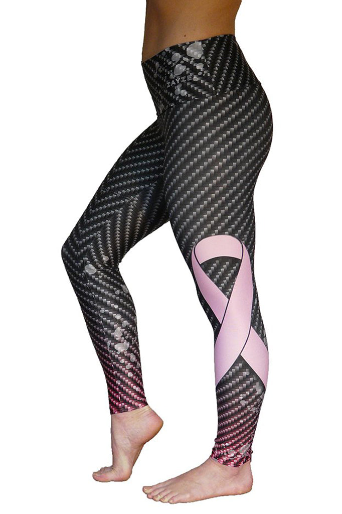 breast cancer workout leggings