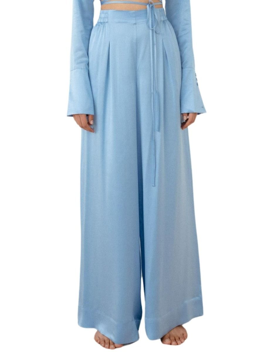 Happy Wide Leg Pant - Sky Blue