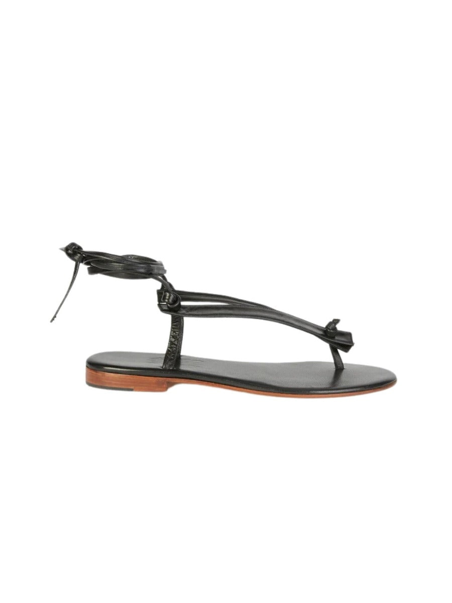 Bibiana Leather Wrap Sandal