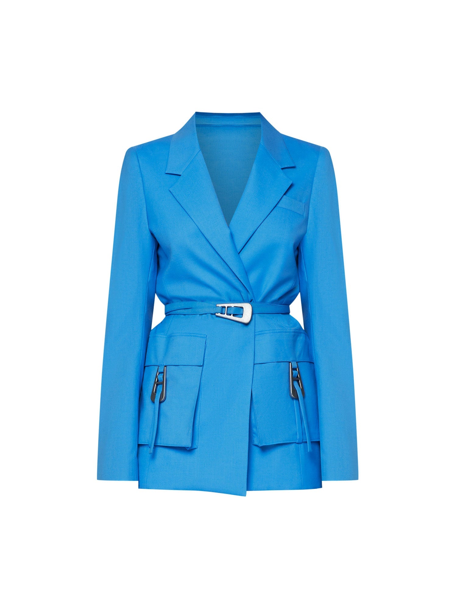 Buckle Blazer - Cornflower Blue