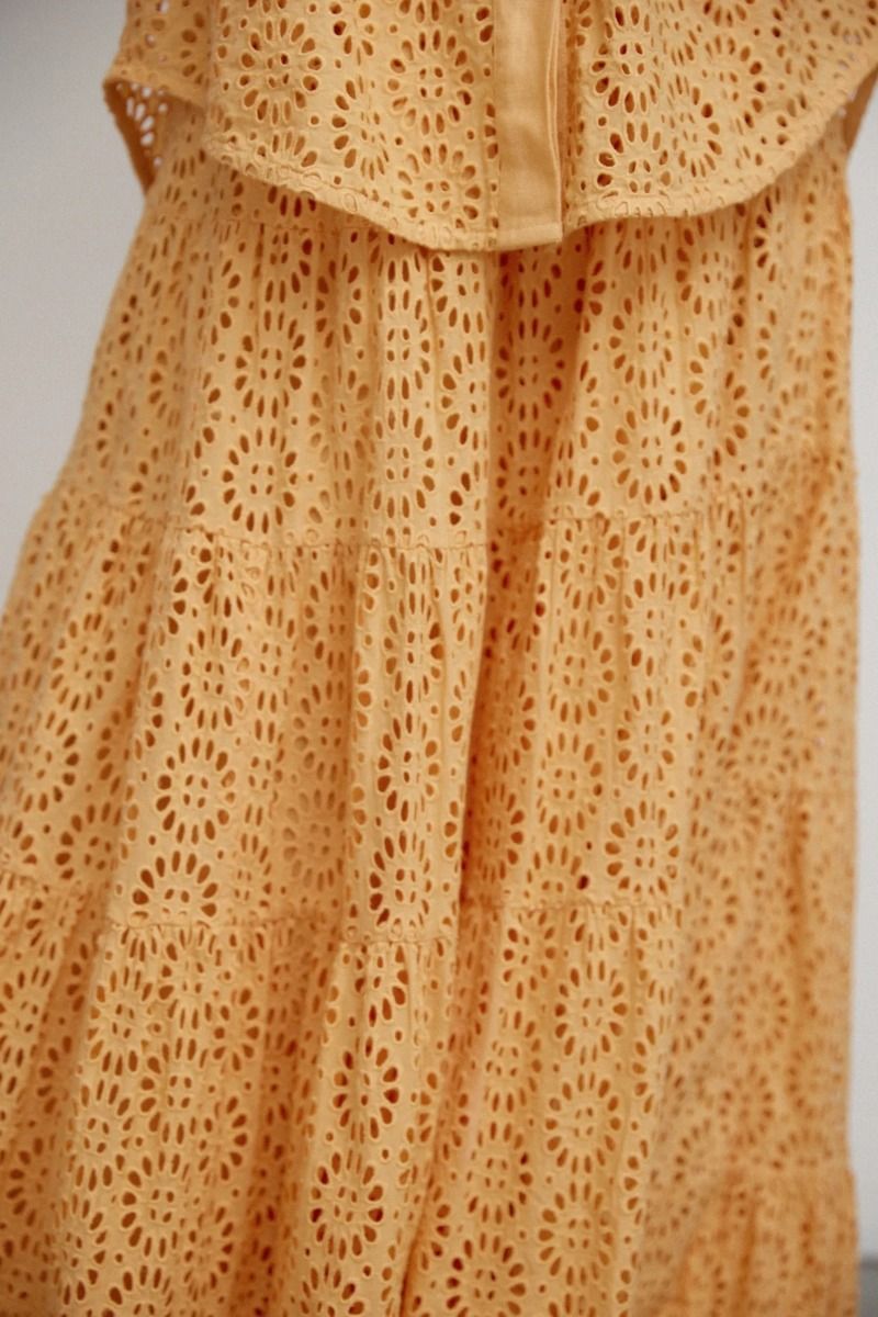 Mazie Skirt Light Tangerine