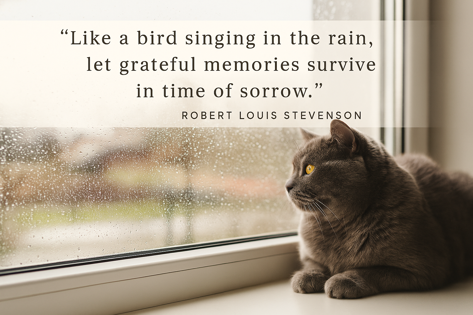 Cat Memorial Canvas Quote