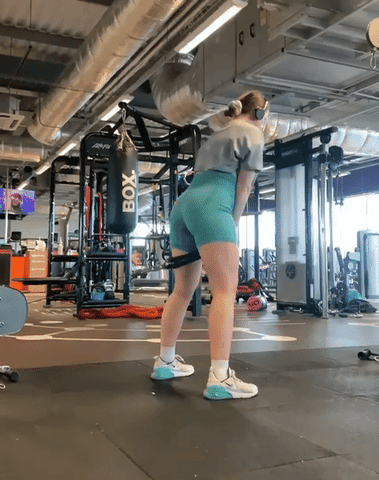 Cable pull-through exercise example