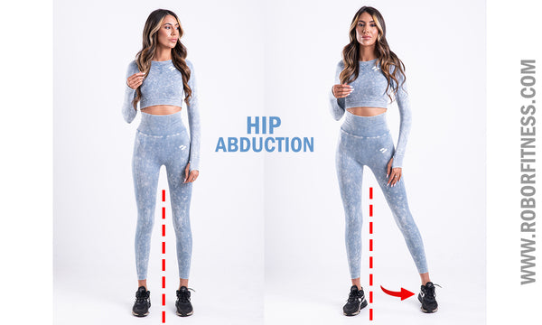 Hip abduction movement example