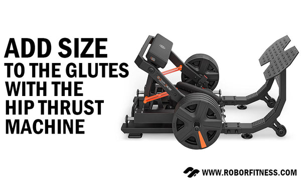 Hip thrust machine for glutes