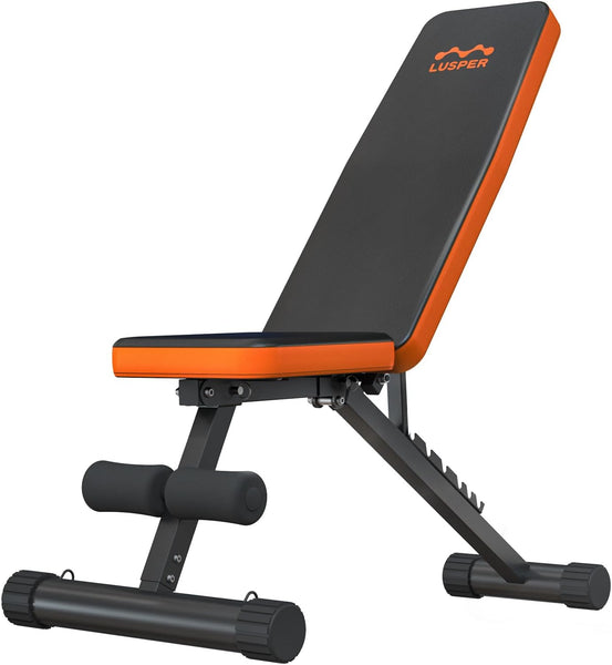 Lusper adjustable weight training bench