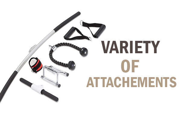 Marcy MD-9010G Variety of attachments
