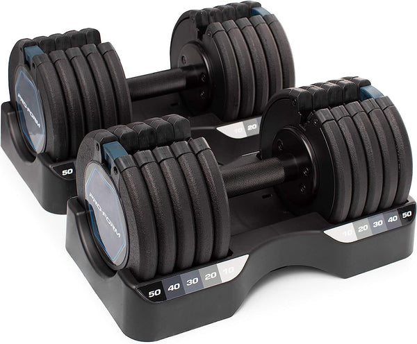 Adjustable dumbbells