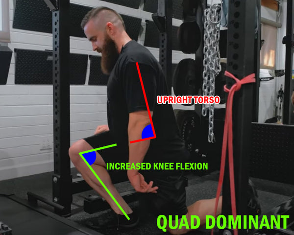 Quad dominant lunge
