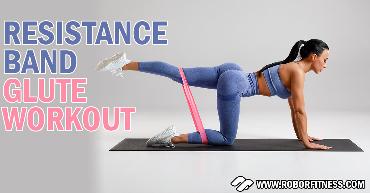 Resistance band glute workout By Robor Fitness