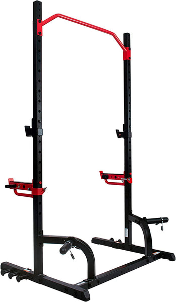 Sunny Health & Fitness J-Hook Attachment for Power Racks and Cages - Black