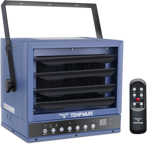 Tempware garage gym heater with remote