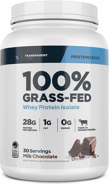 Transparent labs grass fed protein powder