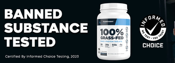 Transparent Labs Banned Substance Tested banner