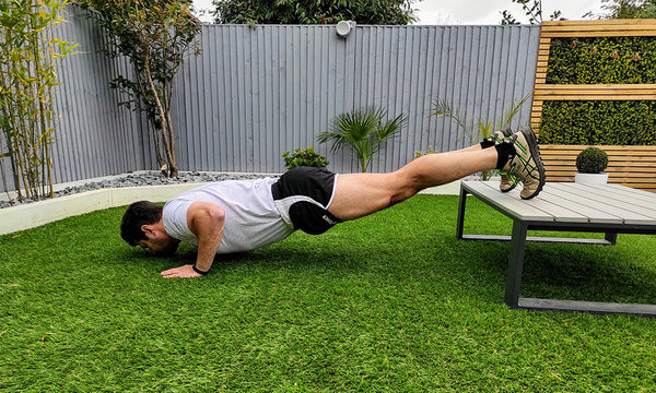 Bodyweight decline push up