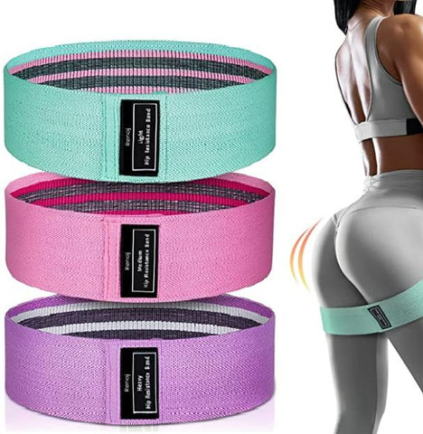 Resistance bands for glute development
