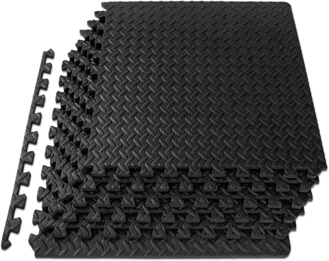 ProSource fit rubber home gym flooring