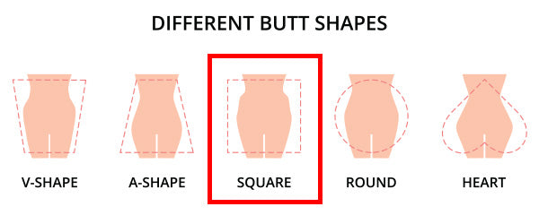 Square shaped bum