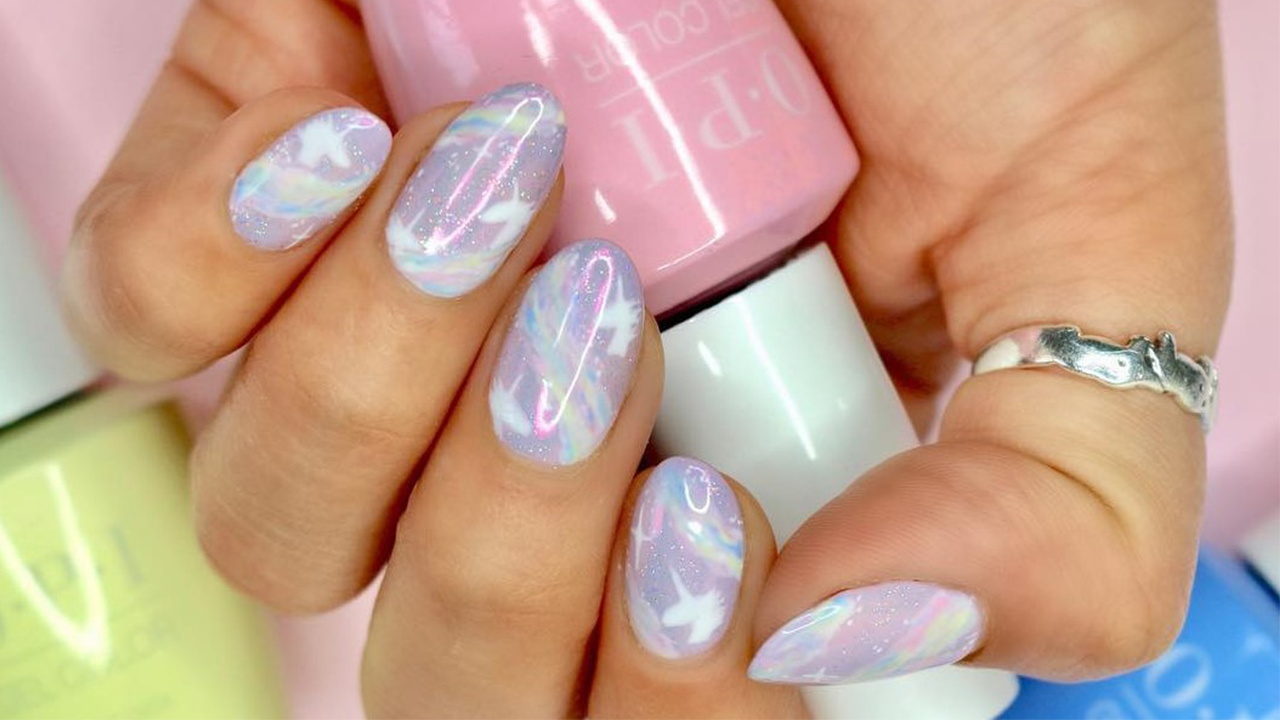 7. Mermaid Scale Gel Manicure - wide 3