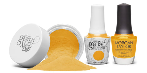 Gelish & Morgan Taylor - Golden Hour Glow