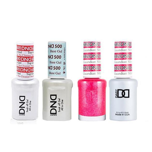 DND - #500#600 Base, Top, Gel & Lacquer Combo - Guardian Slimmer - #682