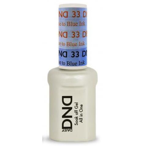 DND - Mood Change Gel - Baby Blue to Blue Ink 0.5 oz - #D33