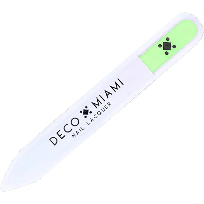 Deco Beauty - Nail Tool - Glass File - Lime Green