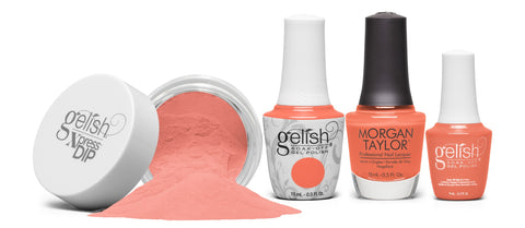 Gelish & Morgan Taylor - Orange Crush Blush