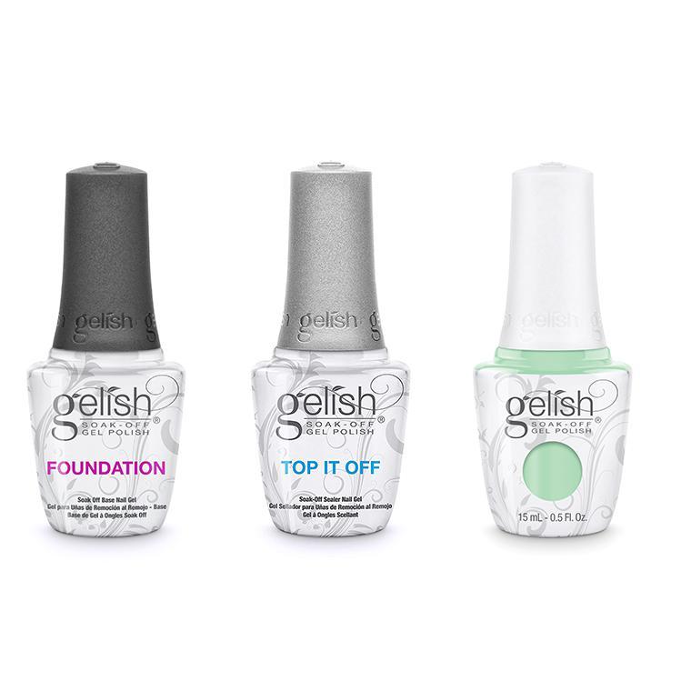 Harmony Gelish Combo - Base, Top & Mint Chocolate Chip