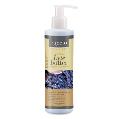 Cuccio - Lyte Ultra Sheer Butter - Lavender & Chamomile