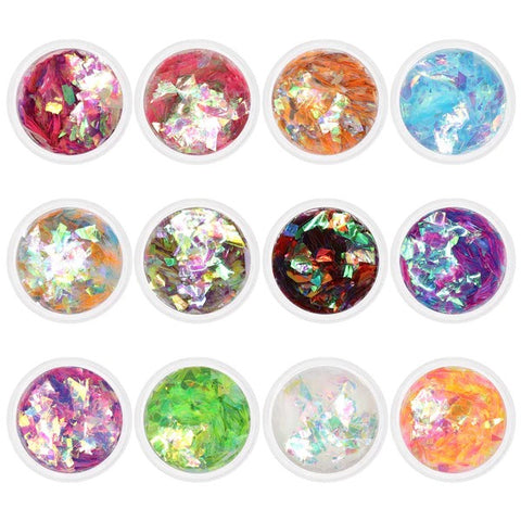 Daily Charme - Colorful Mylar Glitter Flakes Set