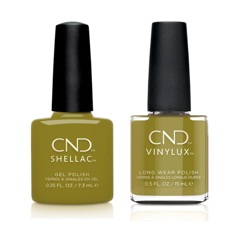 CND Shellac & Vinylux - Olive Grove