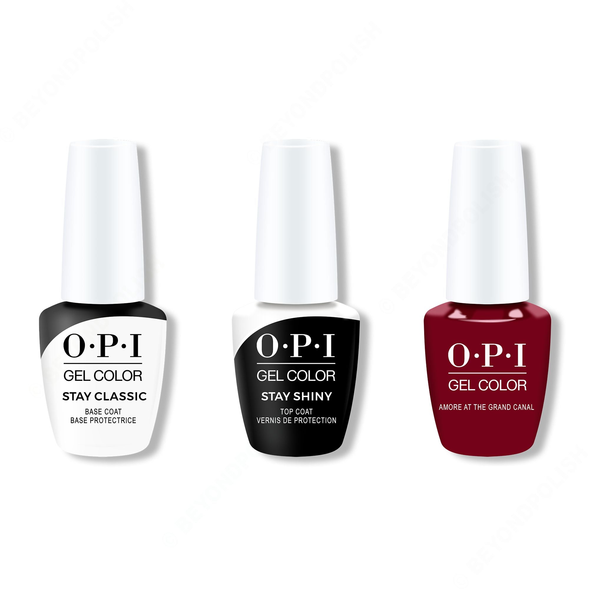 OPI - Gel Color Combo - Stay Classic Base, Shiny Top & Amore at the Grand Canal