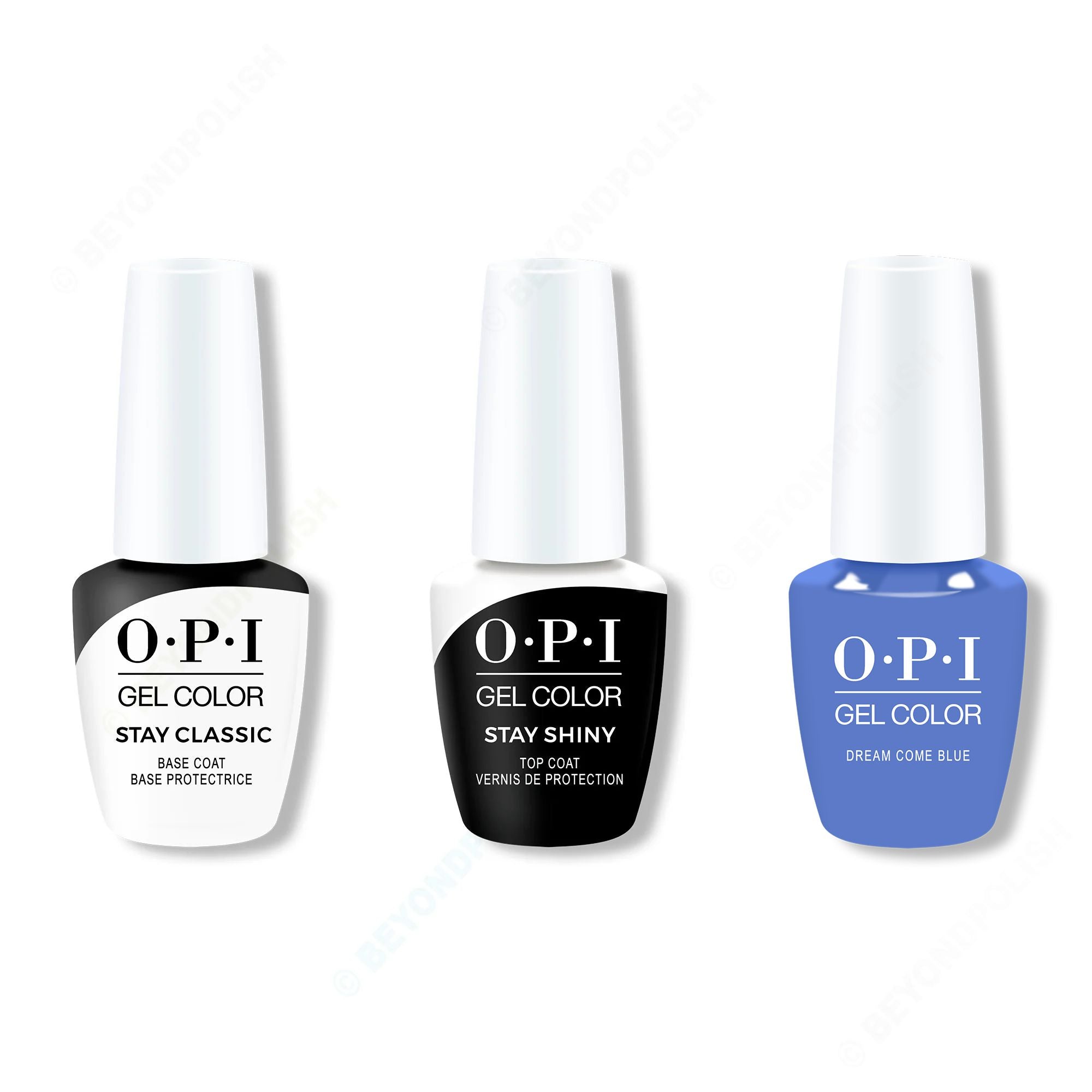 OPI - Gel Color Combo - Stay Classic Base, Shiny Top & Dream Come Blue