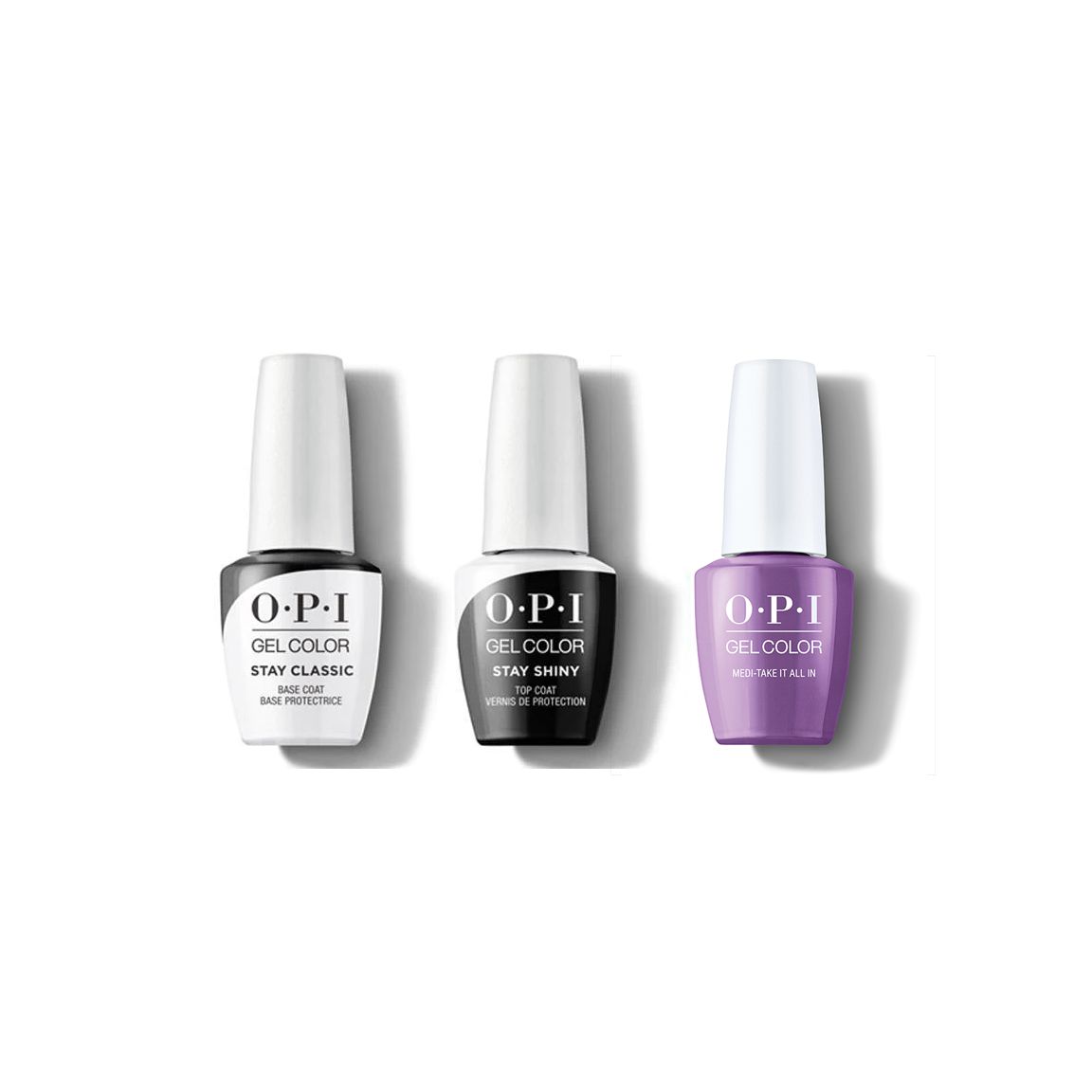 OPI - Gel Color Combo - Stay Classic Base, Shiny Top & Medi-take It All In