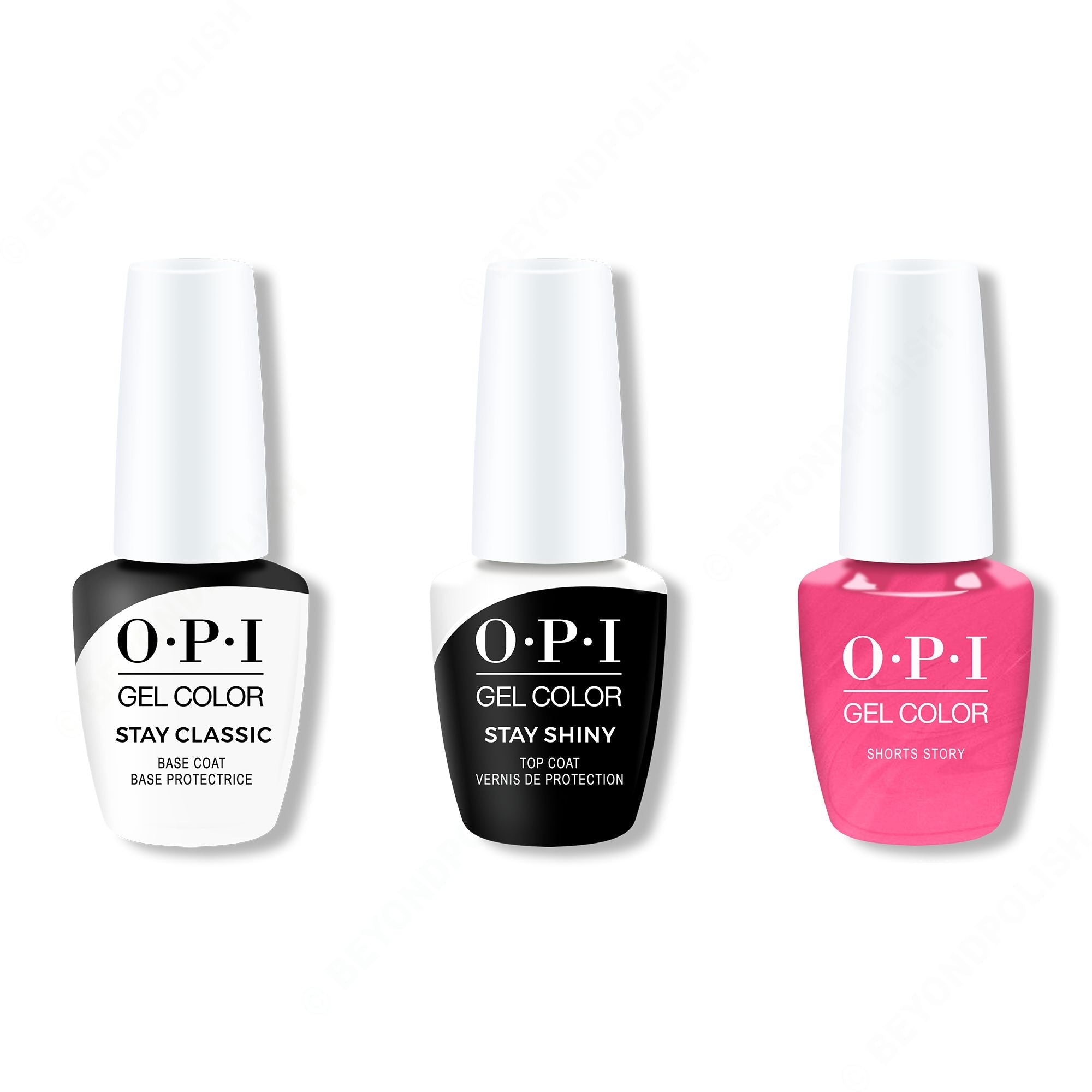 OPI - Gel Color Combo - Stay Classic Base, Shiny Top & Short Story