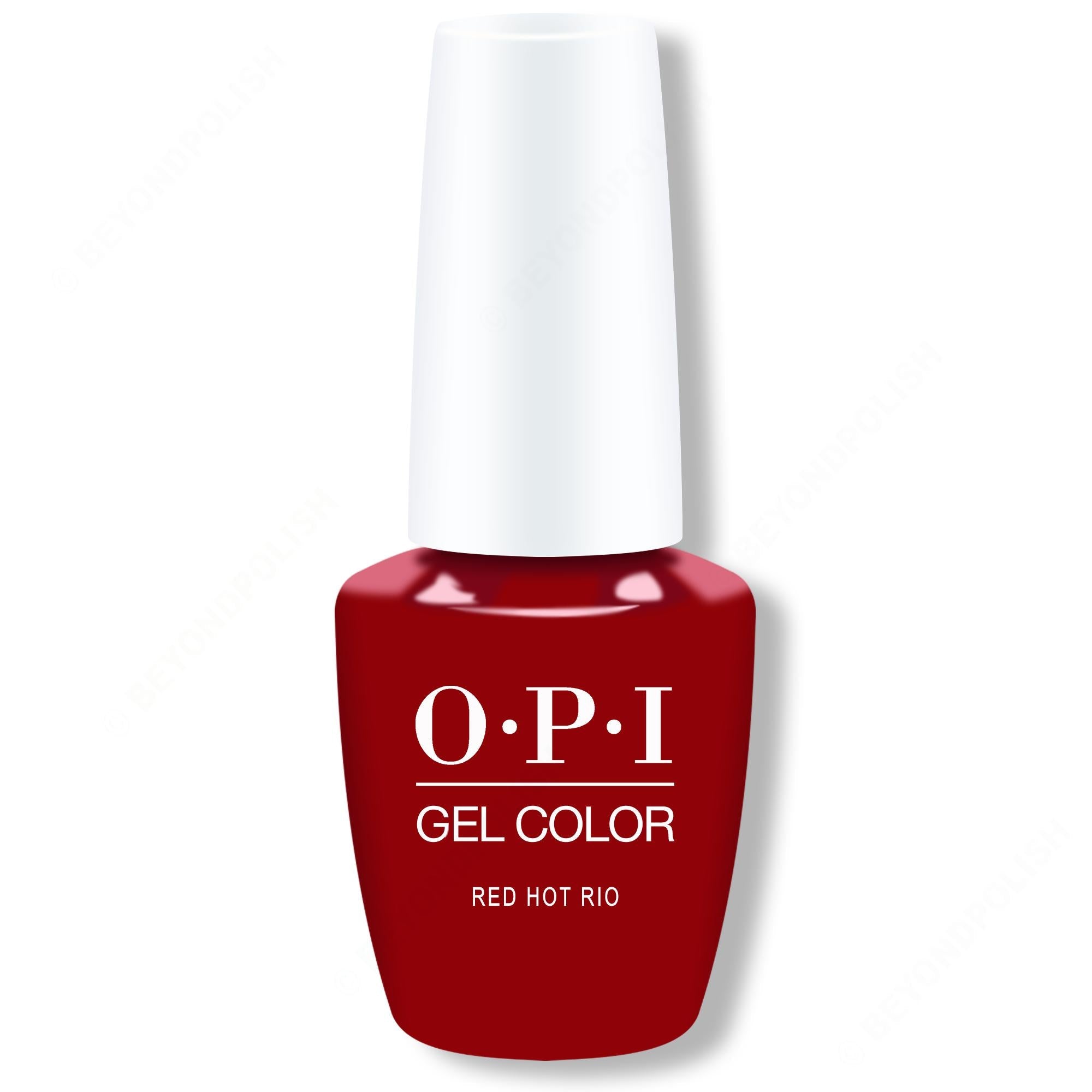 OPI Gel Color - Red Hot Rio 0.5 oz - #GCA70