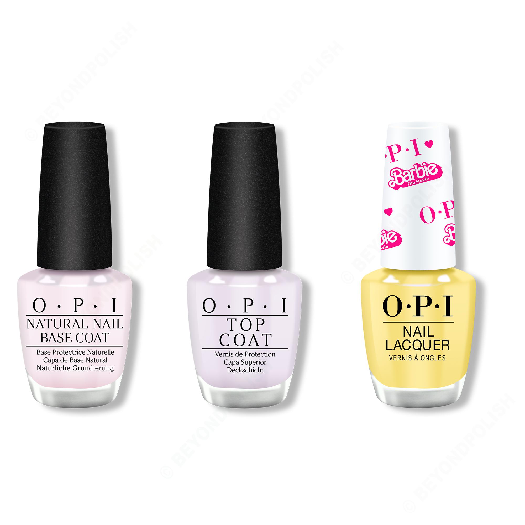 OPI - Nail Lacquer Combo - Base, Top & Hi Ken