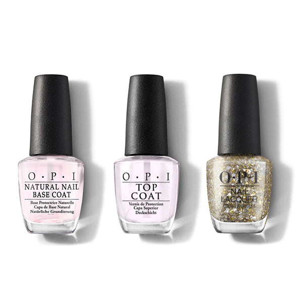 OPI - Nail Lacquer Combo - Base, Top & Pop the Baubles