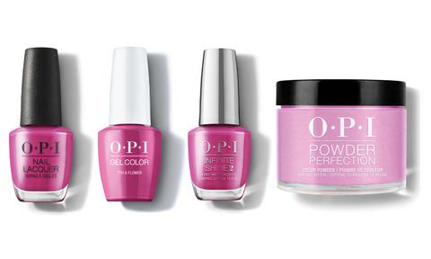OPI Nail Lacquer, GelColor, Infinite Shine & Powder Perfection - 7th & Flower