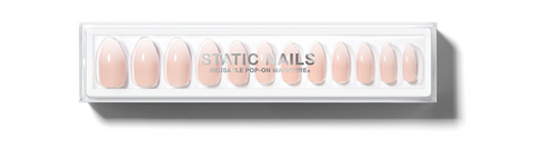 Static Nails - Reusable Pop-On Manicures - Mademoiselle Almond