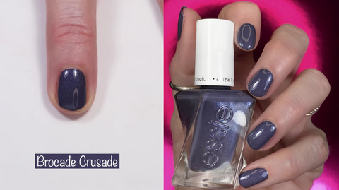 Essie Gel Couture Brocade Crusade - swatch by @livwithbiv