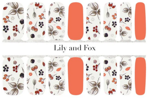 Lily and Fox nail wraps