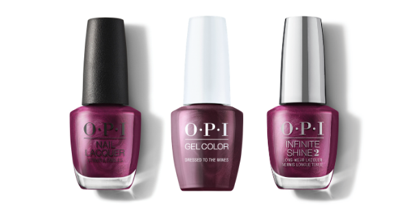 OPI Nail Lacquer, GelColor & Infinite Shine - Dressed to the Wines
