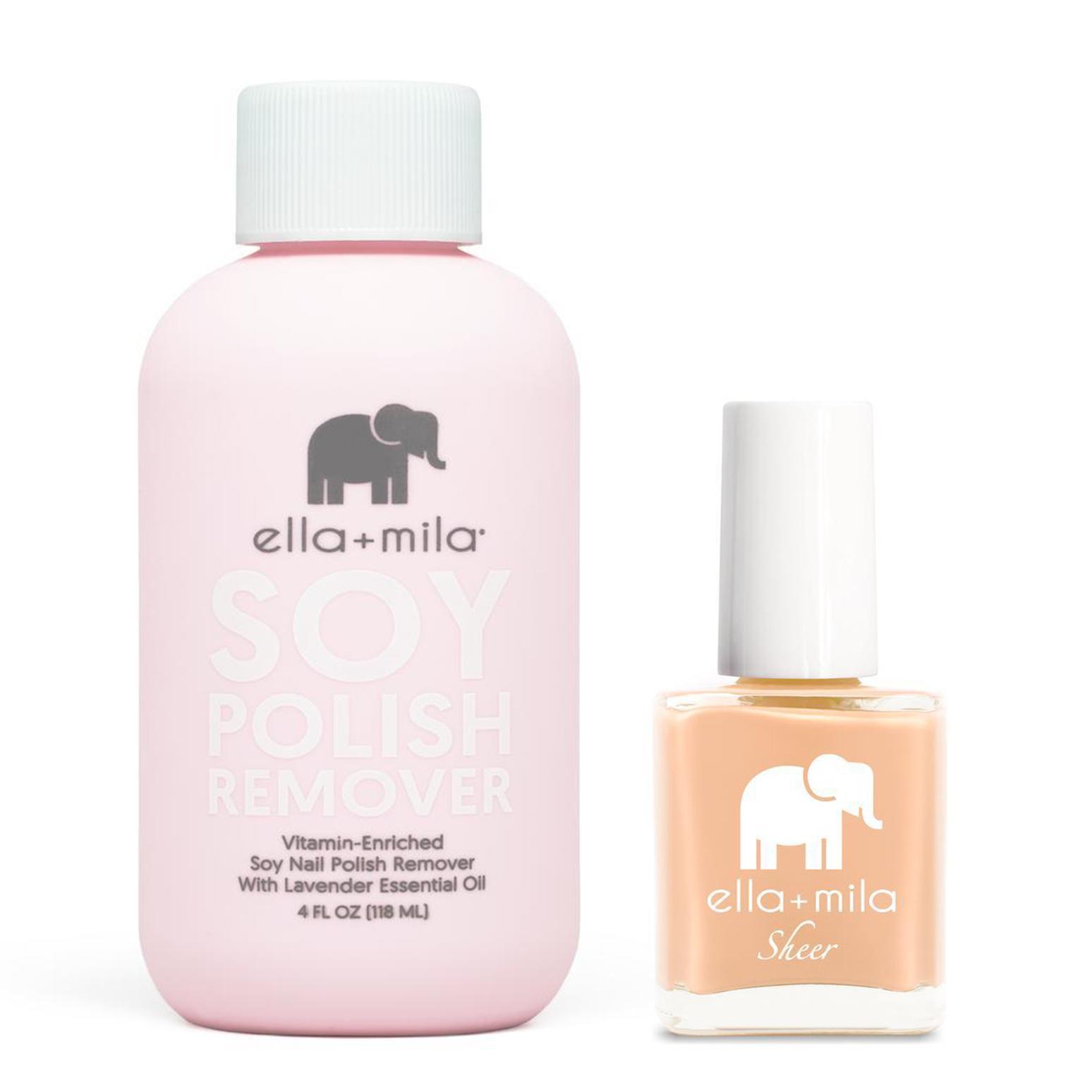 ella+mila - Soy Polish Remover & Bare - .45oz